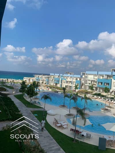 بسعر خيالي شاليه للبيع صف اول عالبحر بتشطيب فندقي بالفرش والاجهزه في فوكا باي راس الحكمه بجوار هاسيندا وازها fouka bay north coast