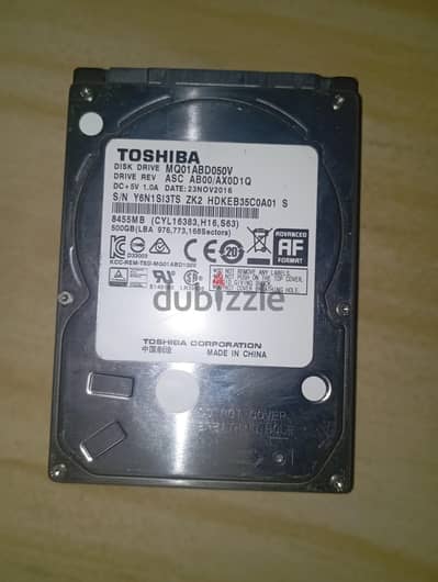 هارد توشيبا استيراد 500GB
