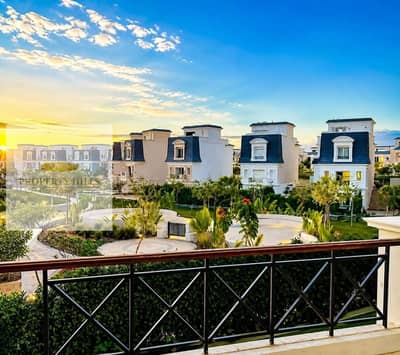 The last ready villa for viewing at the lowest price in the Fifth Settlement, Mountain View Compound in front of Al-Rehab