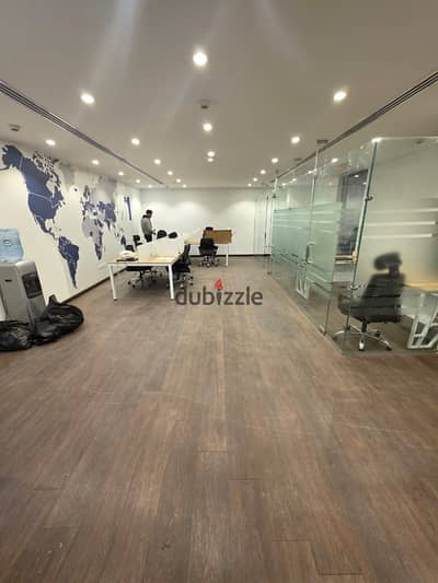 Unique administrative headquarters 106 m central air conditioning for rent in the strongest location in Wan Katamia Al-Murshidi Direct Circular Maadi