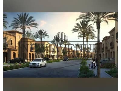 Semi Finished Twin House Ground + First + Penthouse in a very prime location for sale in City Gate Opal New Cairo developed by Qatari Diar