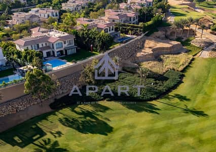 for Sale Villa V6 Direct Golf Largest area in uptown Cairo Finished with Ac North Oriented