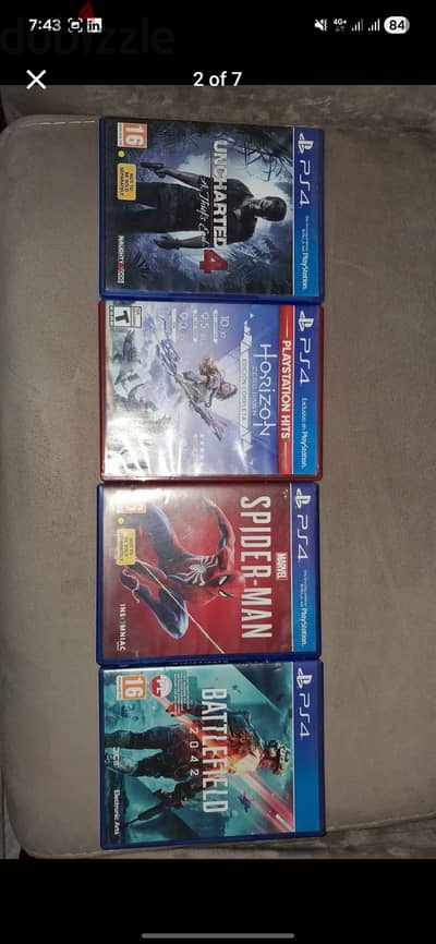  للبيع ألعاب PS4 أصلية بحالة ممتازة    السعر أقل من السوق للبيع