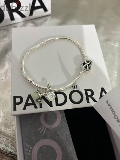 Pandora bracelet size 18 cm+ you light up my life charm NEW