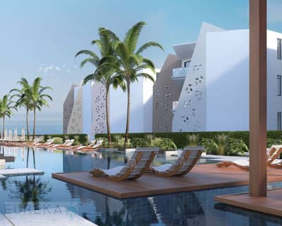 شقة فندقية في Fouka Bay رأس الحكمة | وفر 6 مليون جنيه !! و استلم تصميم إيطالي وتشطيب كامل | 5% مقدم وتقسيط 15 سنة