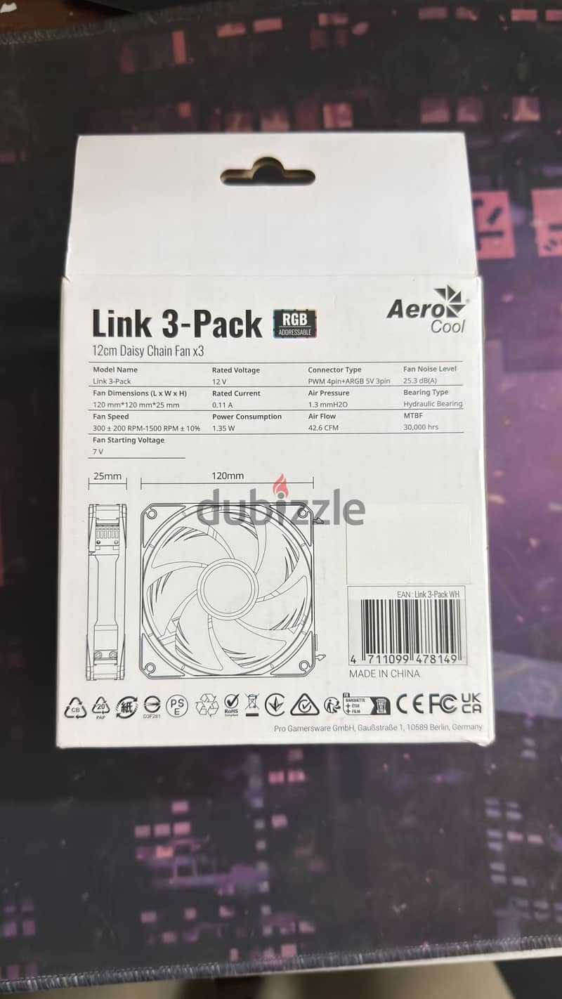 AeroCool cooler Link 3 pack 1