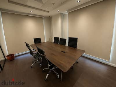 مكتب ادارى بسعر لقطه في اركان بلازا - الشيخ زايد - 102 متر جاهز للتشغيل فورا Office for rent in arkan plaza - elsheikh zayed 102sqm fully furnished