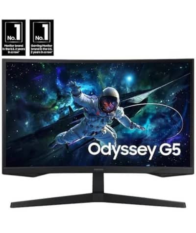 شاشة Samsung Odyssey G5 32 بوصة Curved 165Hz 2K للجيمينج