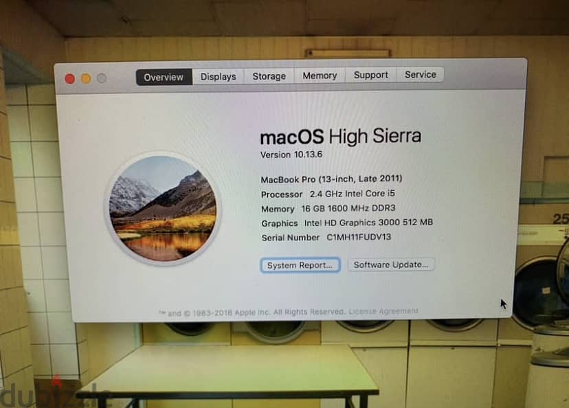 MacBook pro 2011 1