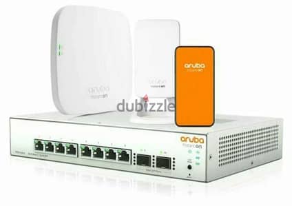Aruba switch 8 Port POE + 2 Port SFP JL681A New With Box 
