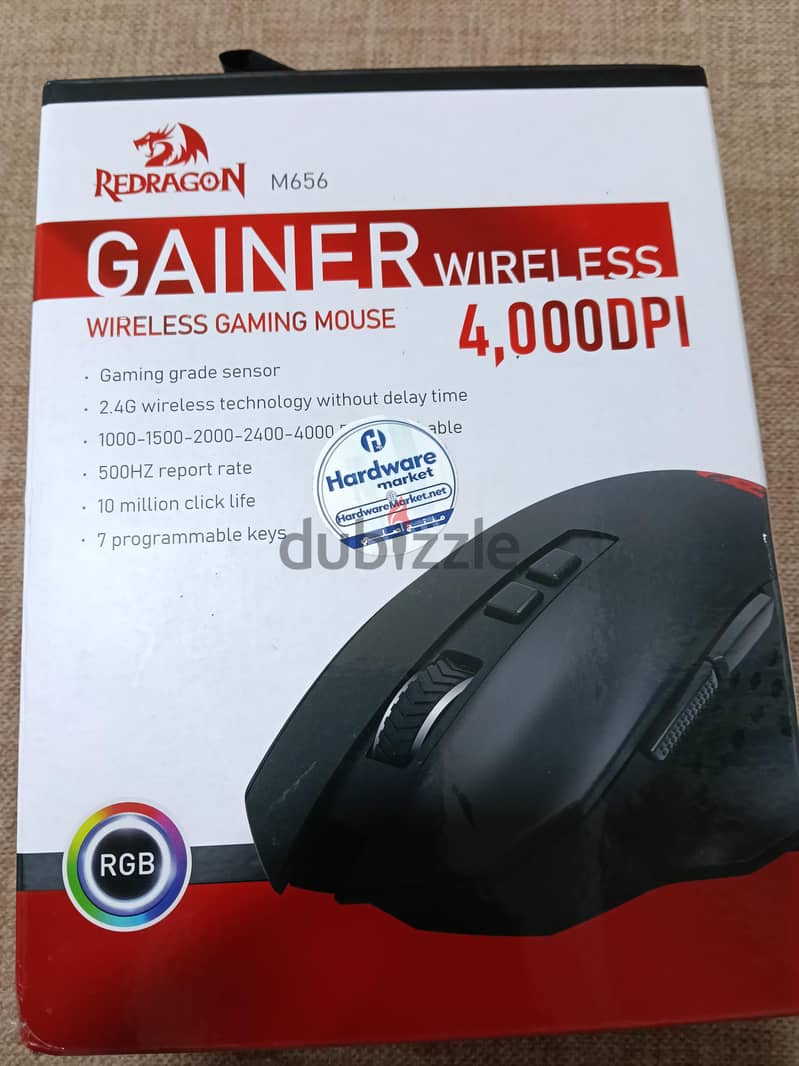 Redragon gaming wireless mouse M656 4