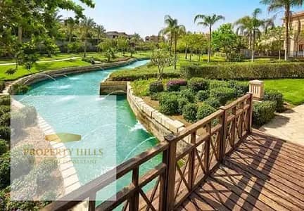 A finished twon house villa from the largest developer ((Hassan Allam)) is available with a large area of ​​263 meters and a great discount