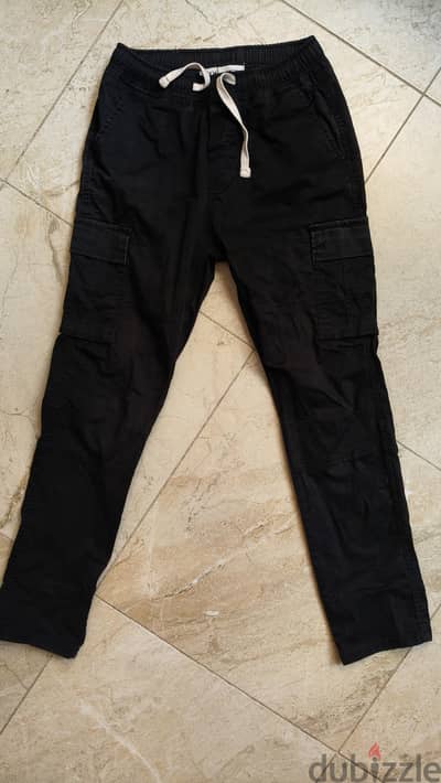 black zara cargo pants