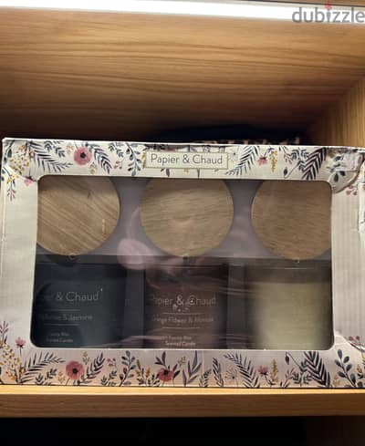 papier & chaud candle set