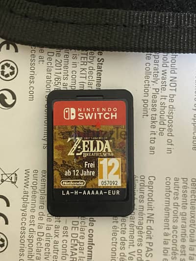 Zelda breath of the wild - Nintendo Switch