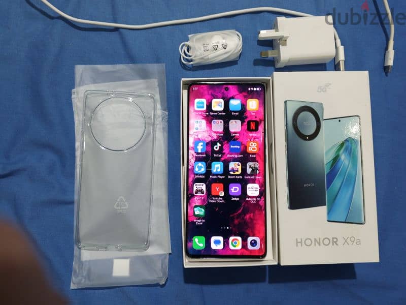 تليفون honor x9a يعتبر زي الجديد معاه كل حاجة 256 جيجا و 8 رام 1