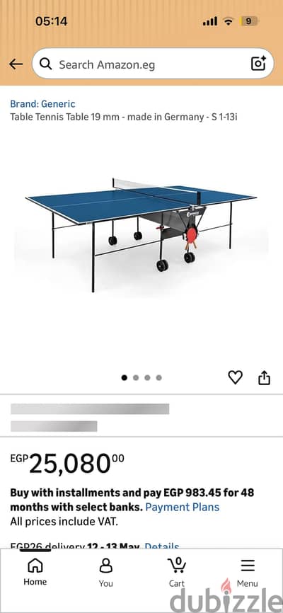 sponeta ping pong table