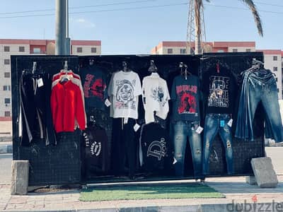عربية ملابس استاند ملابس