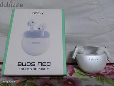 للبيع سماعة Infinix Buds Neo XE26  كسر زيرو بسعر لقطه