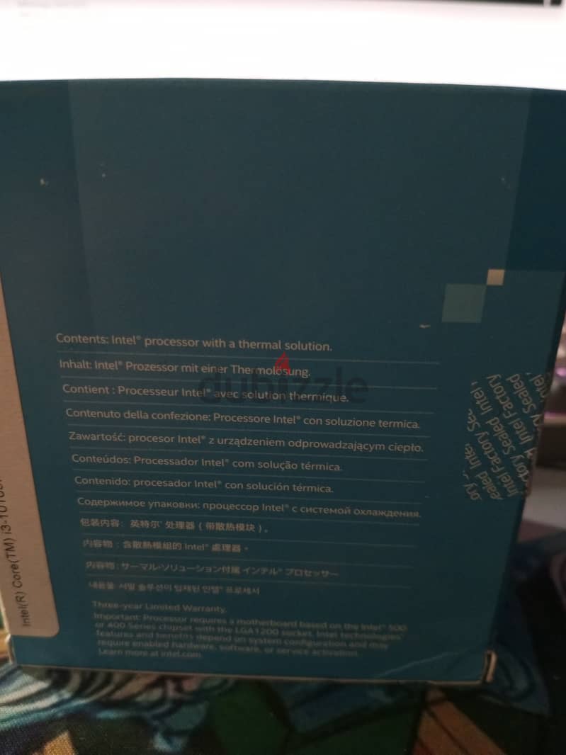 I3 - 10105F Box , New - Sealed 4