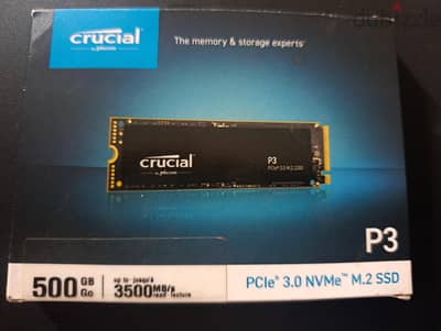 Crucial NVME M. 2 SSD 512gb