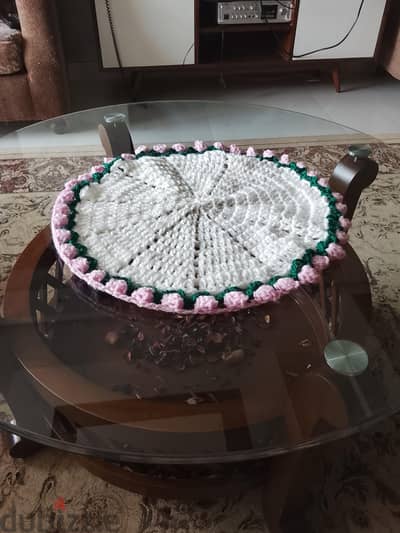 Handmade crochet boqette – can be used as a table mat or decoration