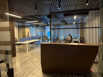130 متر مكتب ادارى مميز للايجار في بارك ستريت - الشيخ زايد كامل التشطيب جاهز للتشغيل فورا Office for rent in park. st elsheikh zayed city 130sqm fully