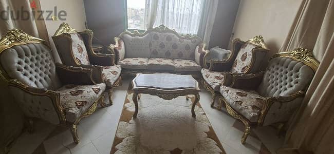 صالون مدهب كلاسيك
