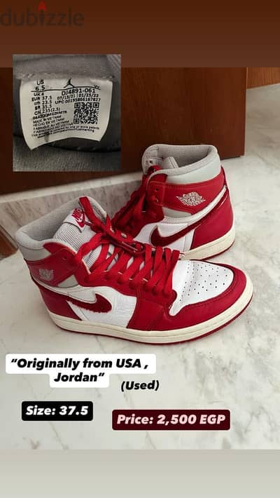 Originally Jordan from USA