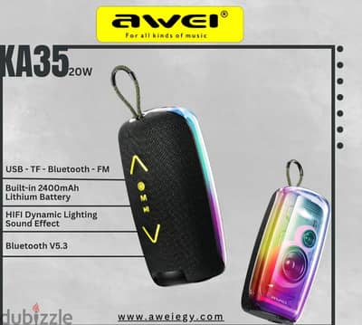 سماعة awei 20w