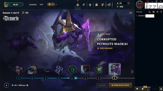 League of legends EUNE Account