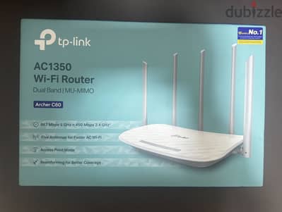 TP-Link  Access Point AC1350 Wireless Dual Band Router Archer C60