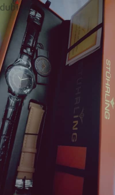 Stuhrling Original Swiss Quartz Watch – Brand New Sealed + Box & Paper