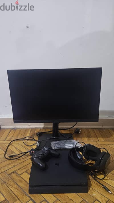 PlayStation 4 Slim 1000GB - BUNDLE: Monitor included