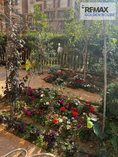 ارضي بجاردن 60 متر وشقه 243 متر للبيع في مدينتي B3 3 غرف و غرفه ناني تشطيب خاص و البيع بتنازل خالصه الثمن بفيو مفتوح و جاردن جاهزه و مزروعه و مطبخ امر