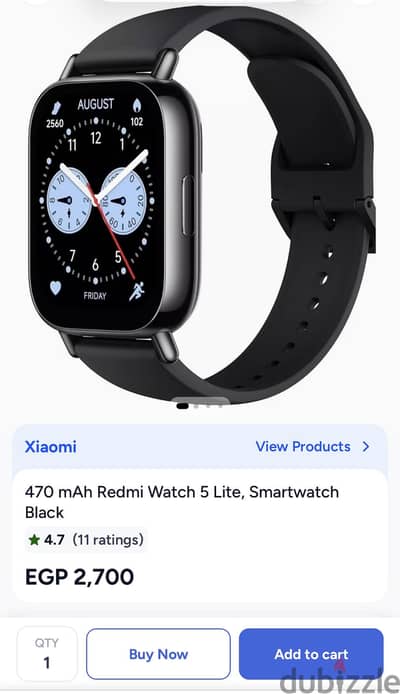 Redmi smart watch 5 lite