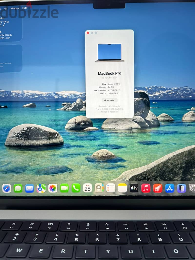 MacBook M4 pro 16 inch 4
