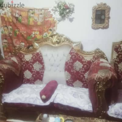 صالون وسفرة ٦كراسى