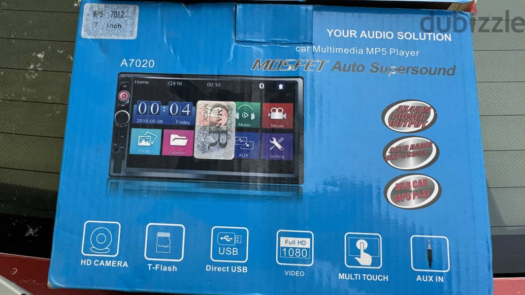 touch screen 7” 2