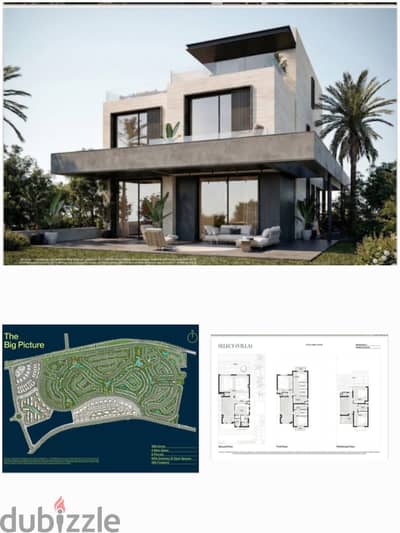 لاول مره طرح فيلات ٤١٠ متر في compound steight by lmd 5 علي ٩ سنوات