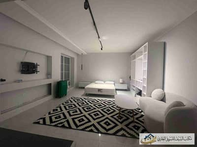 شقة استوديو للايجار المفروش بمدخل خاص وحديقة في الشطر السابع زهراء المعادي