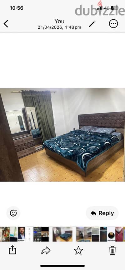 Full bedroom from modern furniture