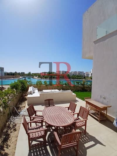 Directly to lagoon standalone villa for rent in seashell north coast