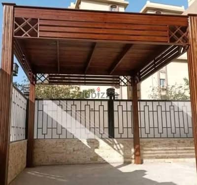 برجولات وأسوار خشب لتواصل فون واتس 01120821075