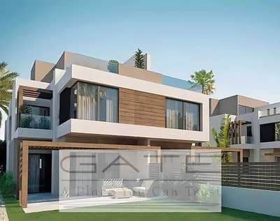 فيلا ستاندالون للبيع برايم لوكيشن بفيو مباشر على الليك ريسيل في كمبوند بالم هيلز – ذا كراون 6 اكتوبر