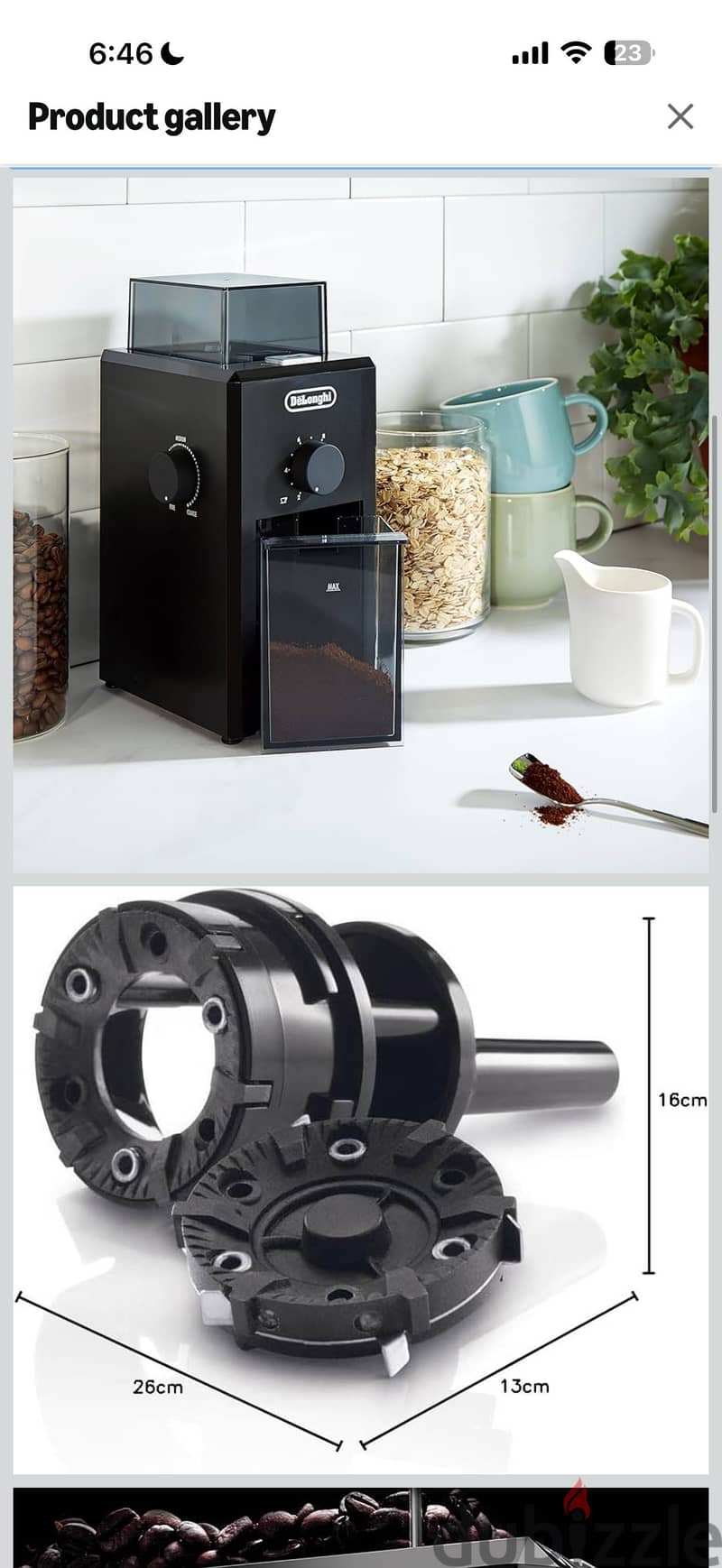 Delonghi coffee machine and grinder 6