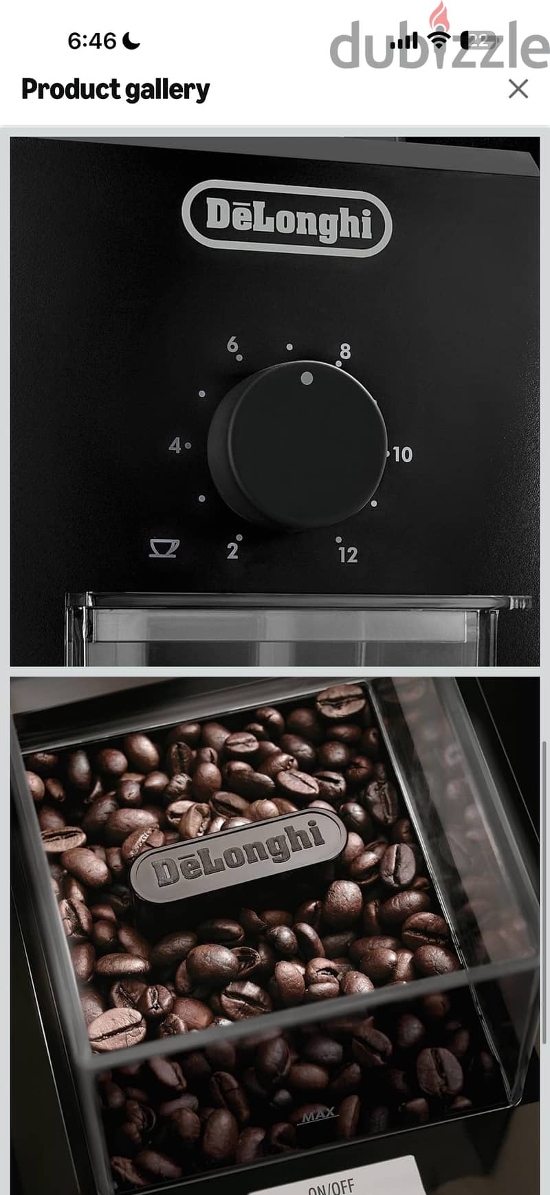 Delonghi coffee machine and grinder 8