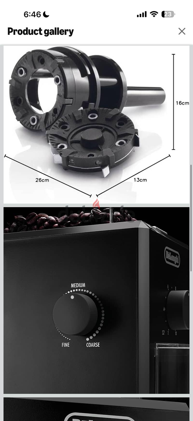 Delonghi coffee machine and grinder 9