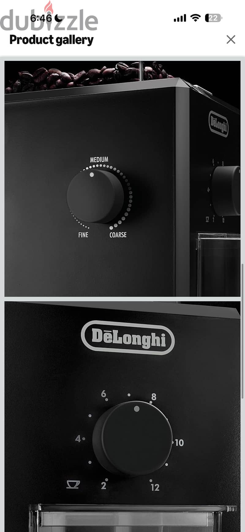 Delonghi coffee machine and grinder 10