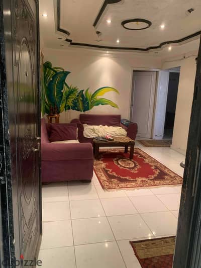 For daily and weekly rent with furniture in Port Said 5 beds area 63m and a great view